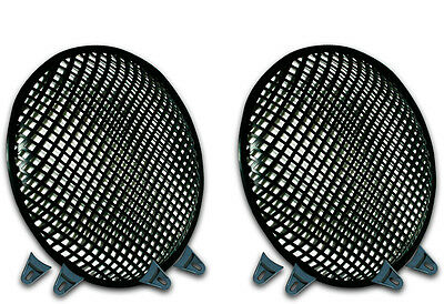 12 Inch Subwoofer Speaker Covers Waffle Mesh Grill Grille Protect Pair 2 W Clips