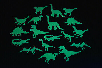 Directglow 18 Piece Glow In The Dark Dinosaurs Wall Ceiling Decor