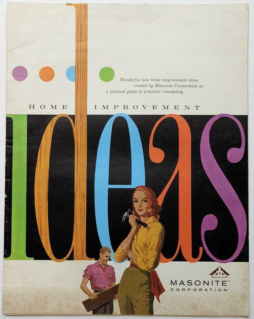 Vintage Advertisement Brochure Masonite Corp Home Improvement Ideas Architecture