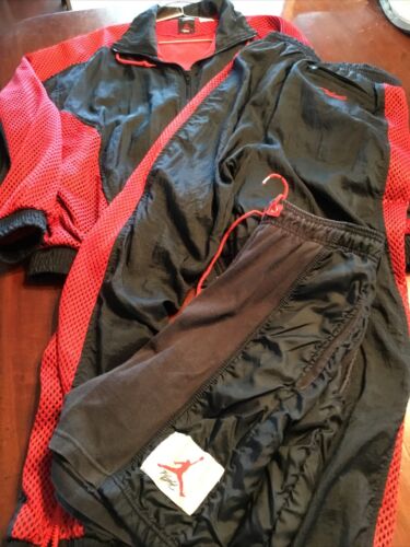 Vintage Men's 1989 Nike Air Jordan Flight Windbreaker Jacket, Pants & Shorts M