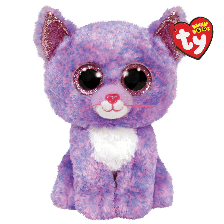 Ty Beanie Boos Cassidy Cat Plush Stuffed Animal 6" Small Mmt New